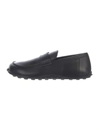 Pre-owned Hermes 2025 Lazy Loafers In Black