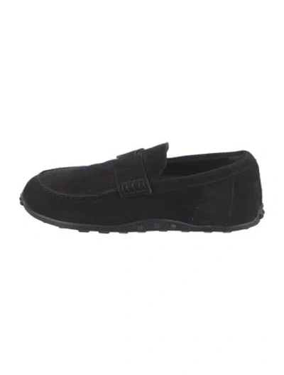 Pre-owned Hermes 2025 Lazy Loafers In Black