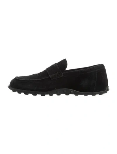 Pre-owned Hermes 2025 Lazy Loafers In Black