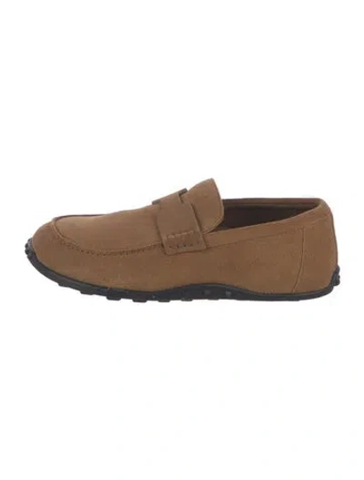 Pre-owned Hermes 2025 Lazy Loafers In Neutrals