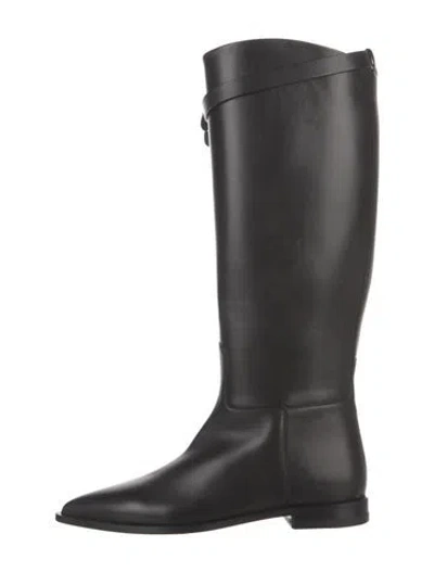 Pre-owned Hermes 2025 Lizy Riding Boots In Black
