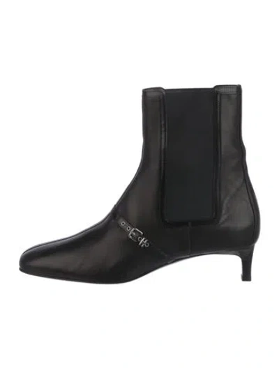 Pre-owned Hermes 2025 Lolita 40 Chelsea Boots In Black