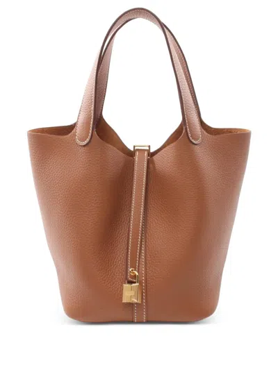 Pre-owned Hermes 2025 Picotin Lock Mm Tote Bag