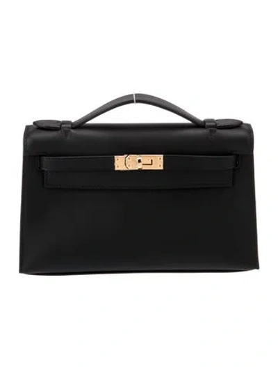 Pre-owned Hermes 2025 Swift Kelly Pochette In Multi