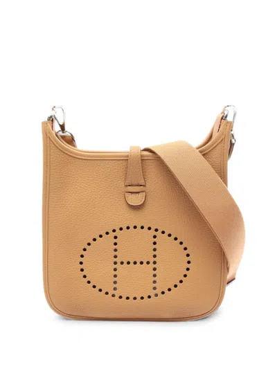 Pre-owned Hermes 2026 23 Evelyne Crossbody Bag In Neutrals