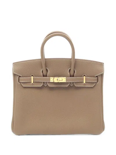 Pre-owned Hermes 2026 Birkin 25 Tote Bag In Brown