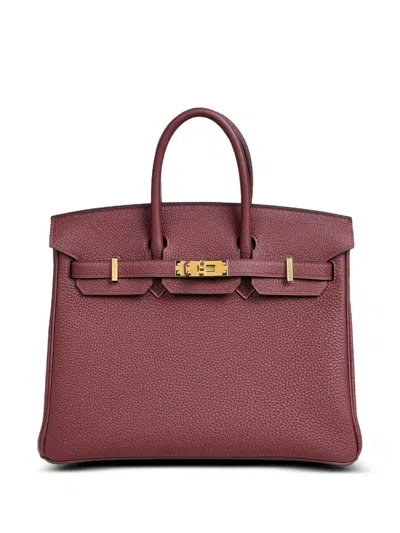 Pre-owned Hermes 2026 Birkin 25 Tote Bag In Red