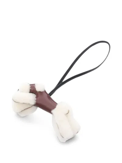 Pre-owned Hermes 2026 Buddy Bag Charm In Brown
