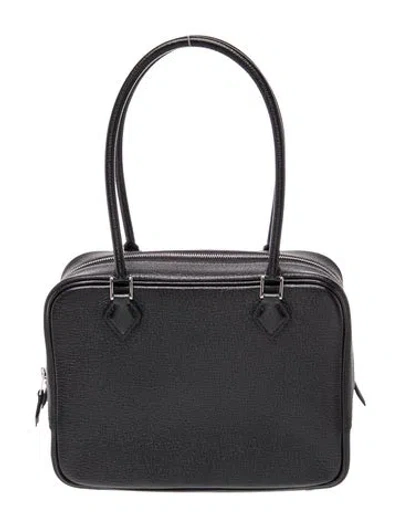 Pre-owned Hermes 2026 Chevre Mysore Plume 20 In Black