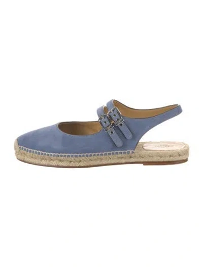 Pre-owned Hermes 2026 Menorca Espadrilles In Blue