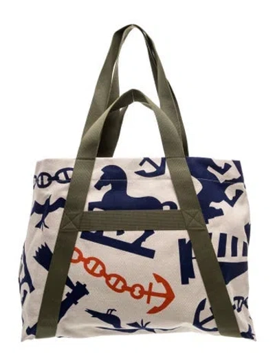 Pre-owned Hermes 2026 Picto De Plage Beach Bag W/tags In Neutrals