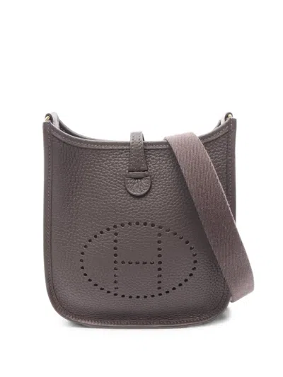 Pre-owned Hermes 2026 Tpm Evelyne Amazone Shoulder Bag In Brown