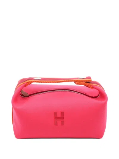 Pre-owned Hermes 20s Bride-a-brac Pm Clutch Bag In Pink