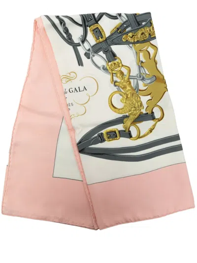 Pre-owned Hermes 20th Century Brides De Gala Silk Scarf 90 Scarves In Multicolour