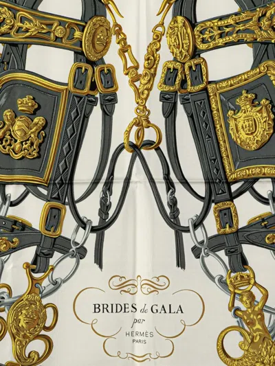 Pre-owned Hermes 20th Century Brides De Gala Silk Scarf Scarves In Multi