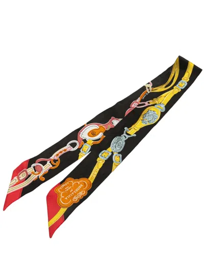Pre-owned Hermes 20th Century Brides De Gala Twilly Silk Scarf Scarves