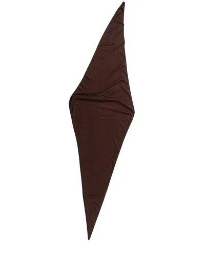 Pre-owned Hermes 20th Century Cashmere Losange Triangle Scarf Scarves