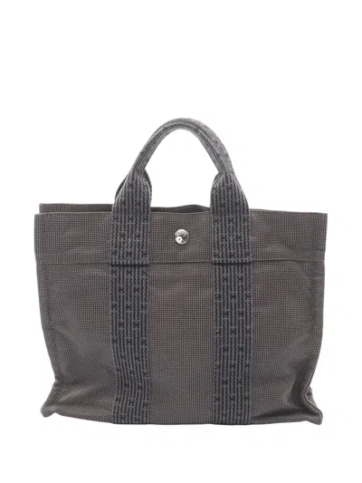 Pre-owned Hermes 20th Century Herline Pm Tote Bag In Gray