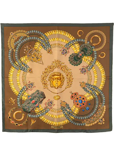 Pre-owned Hermes 20th Century Kosmima Silk Scarf Scarves