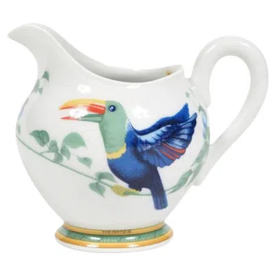 Pre-owned Hermes 20th Century Toucan Porcelaine Cremier By Hermès Paris In Gray