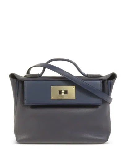 Pre-owned Hermes 21 24/24 Shoulder Bag In Blue