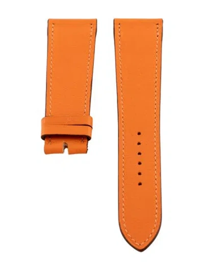 Pre-owned Hermes 21mm Watch Strap In Orange