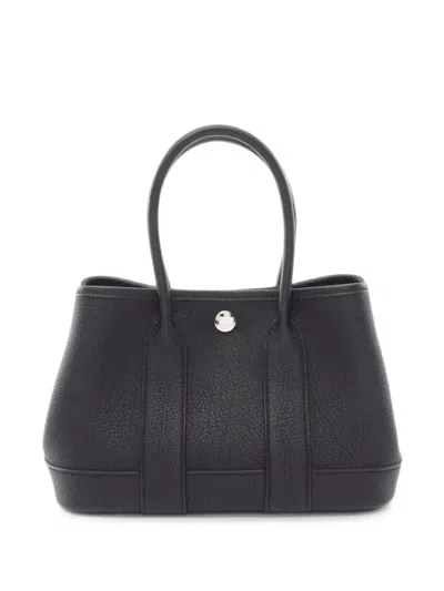 Pre-owned Hermes 23 Neo Garden Tote Bag In Black