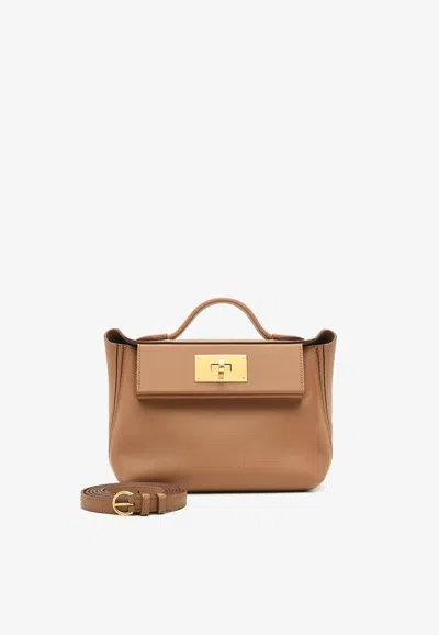 Hermes 24/24 - 21 In Gold Swift And Evercolor With Gold Hardware