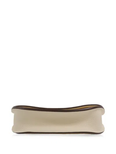 Pre-owned Hermes 25 Sac Saut Crossbody Bag In Neutral