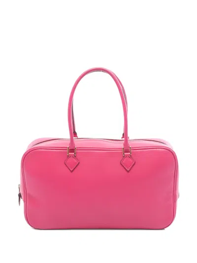 Pre-owned Hermes 28 Elan Top-handle Tote Bag In Pink