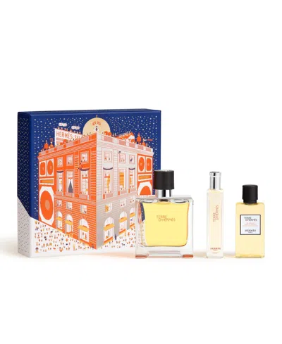 HERMES 3-PC. TERRE D'HERMES PURE PERFUME GIFT SET