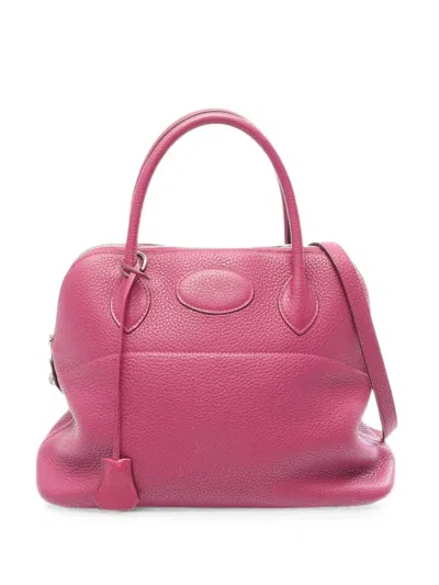Pre-owned Hermes 31 2011 Bolide 2way Tote Bag In Pink