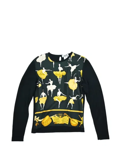 Pre-owned Hermes 38 La Danse Sweater In Green