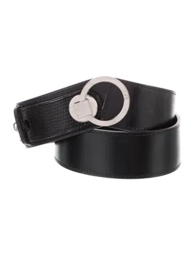Pre-owned Hermes 38 Mm 2014 Belt Strap Belt In Black