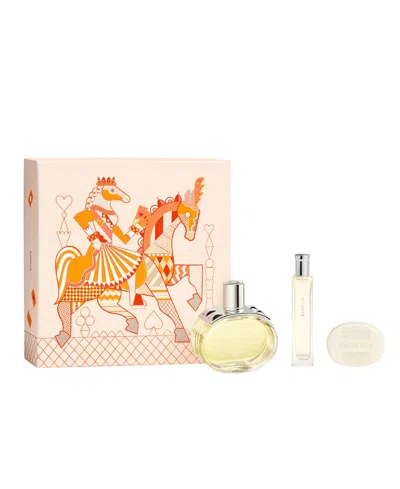 Hermes 3-pc. Barenia Eau De Parfum Gift Set In Transparent