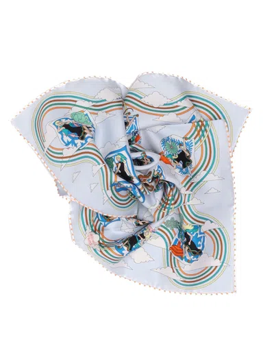 Hermes Hermès 42 Carrés Volants Silk Scarf In Multi