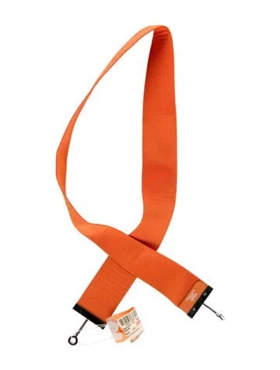 Pre-owned Hermes 42 Mm Vintage Belt W/ Tags In Orange