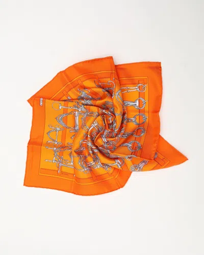 Pre-owned Hermes Hermès 42 Silk Scarf