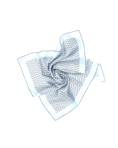 Pre-owned Hermes Hermès 42 Silk Scarf In Blue