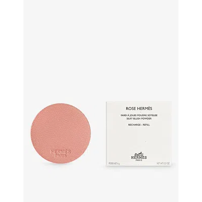 Hermes Rose Hermès Silky Blush Refill 6g In 47 Rose Ambre