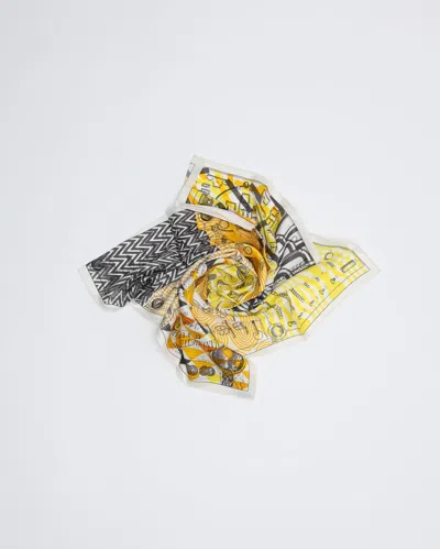Pre-owned Hermes Hermès 70 Manufacture De Boucleries Silk Scarf