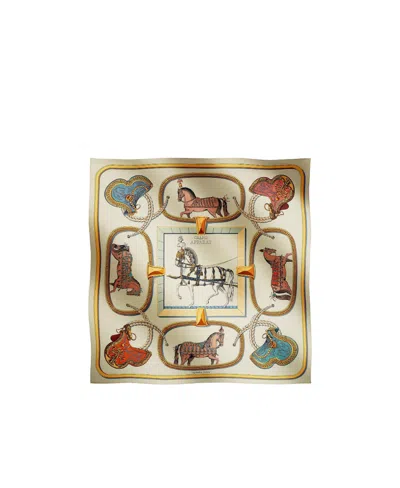 Hermes 90 Cm Square Towel In Multicolor