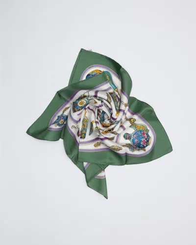 Pre-owned Hermes Hermès 90 Qu'import Le Flacon Silk Scarf