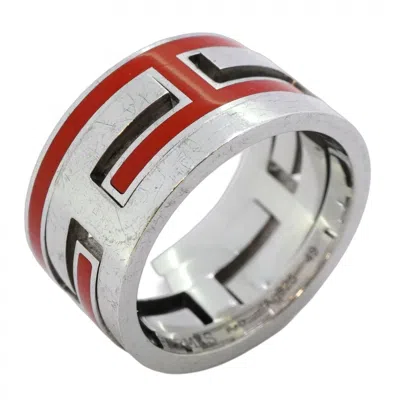 Pre-owned Hermes 925 Band Ring () In Multi