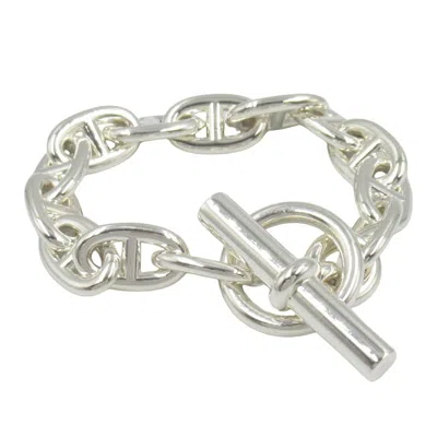Pre-owned Hermes 925 Charm Bracelet () In Silver