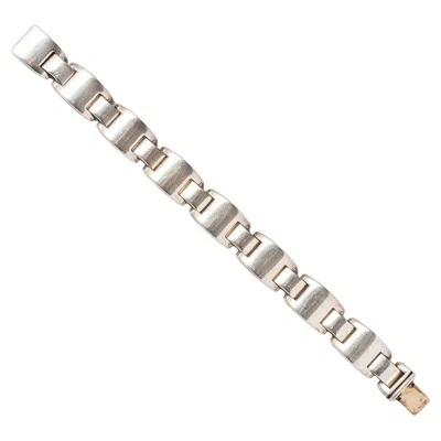 Pre-owned Hermes A Silver Luna Park Hermès Bracelet In Multi