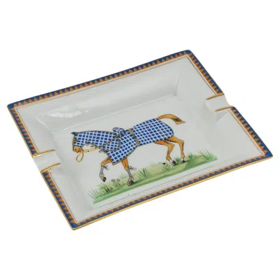 Pre-owned Hermes A Stunning 20th Century Ashtray By Hermès, France In Gray