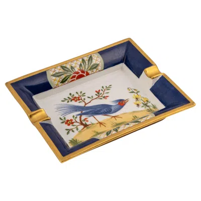 Pre-owned Hermes A Stunning 20th Century Ceramic Ashtray By Hermès, France In Sand