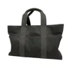 HERMES HERMÈS ACAPULCO BLACK CANVAS TOTE BAG (PRE-OWNED)