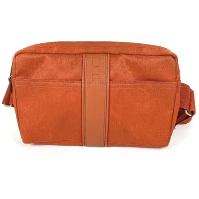 Pre-owned Hermes Acapulco Orange Polyamide Cotton Fanny Pack Shoulder Bag ()